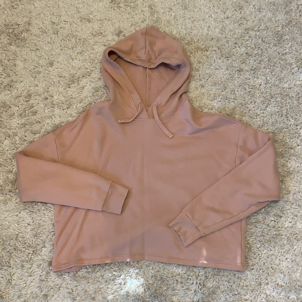 VS SPORT Blush Cropped Hoodie